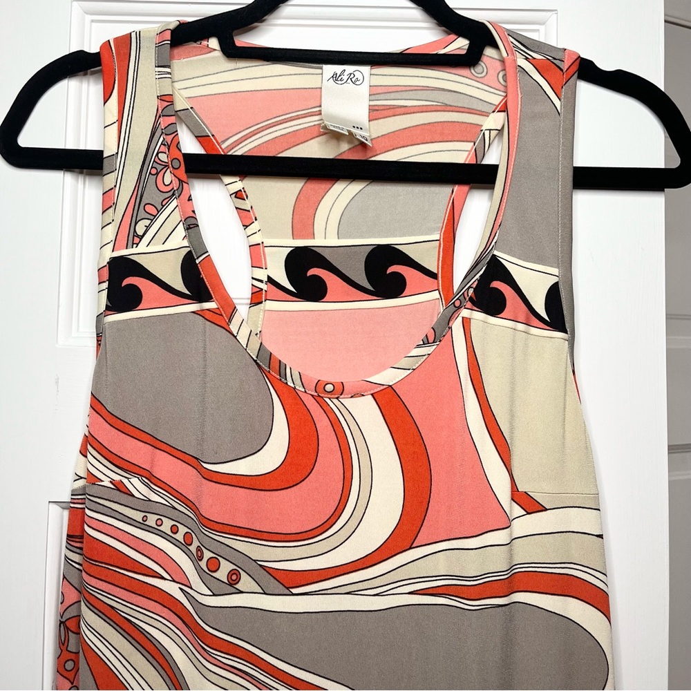 Ali Ro Colorful Sleeveless Maxi Dress - Picture 2 of 7